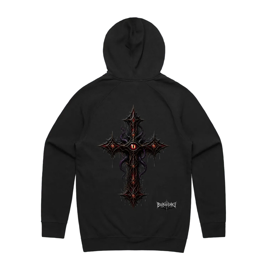 Black back flat lay