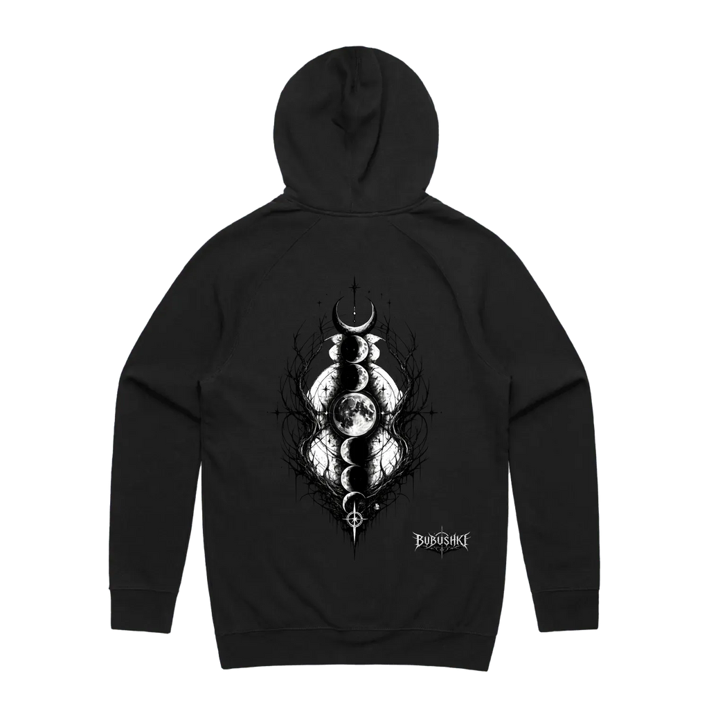 Black back flat lay