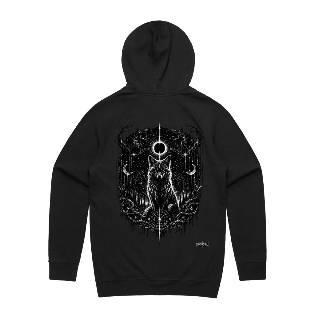 Black back flat lay