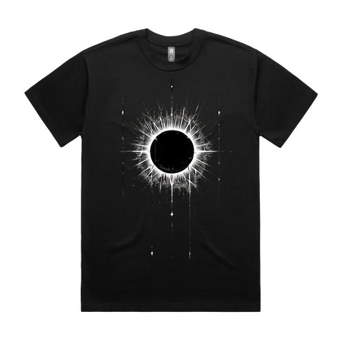 Black front flat lay