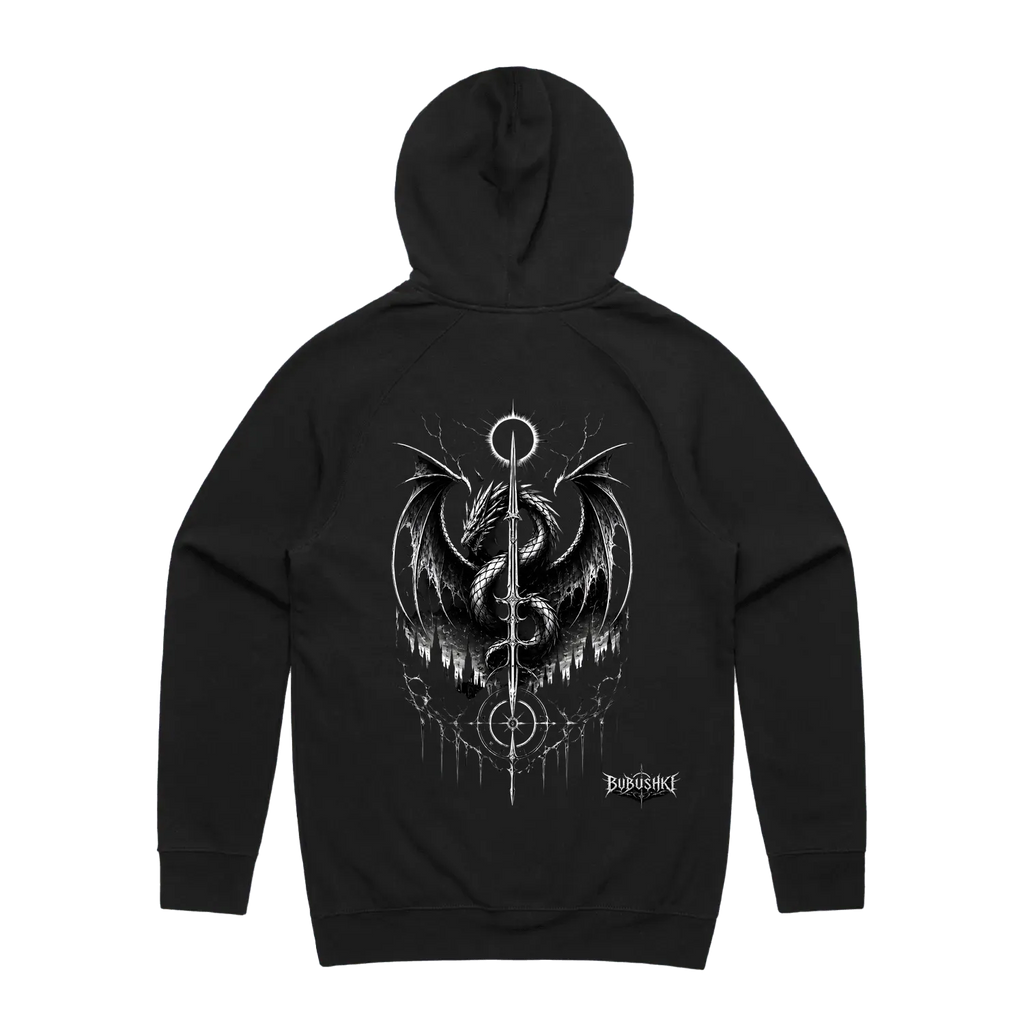 Black back flat lay