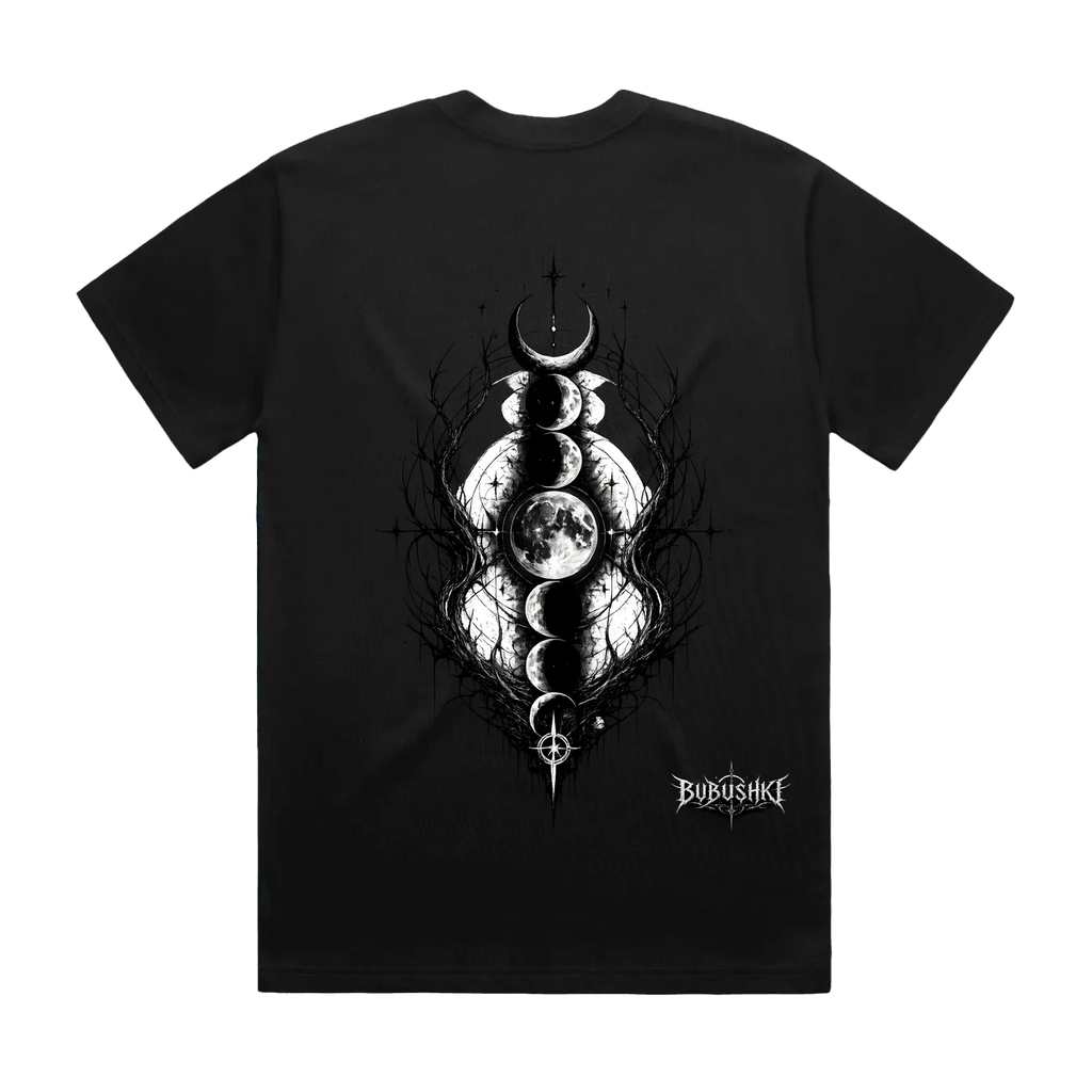 Black back flat lay