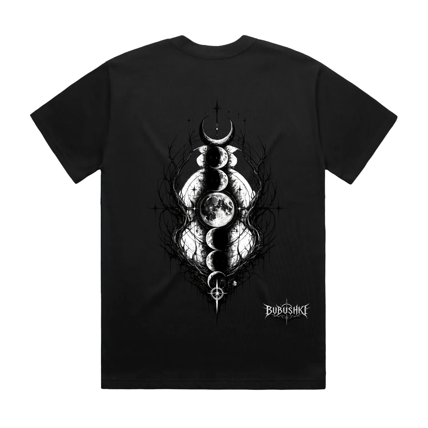 Black back flat lay