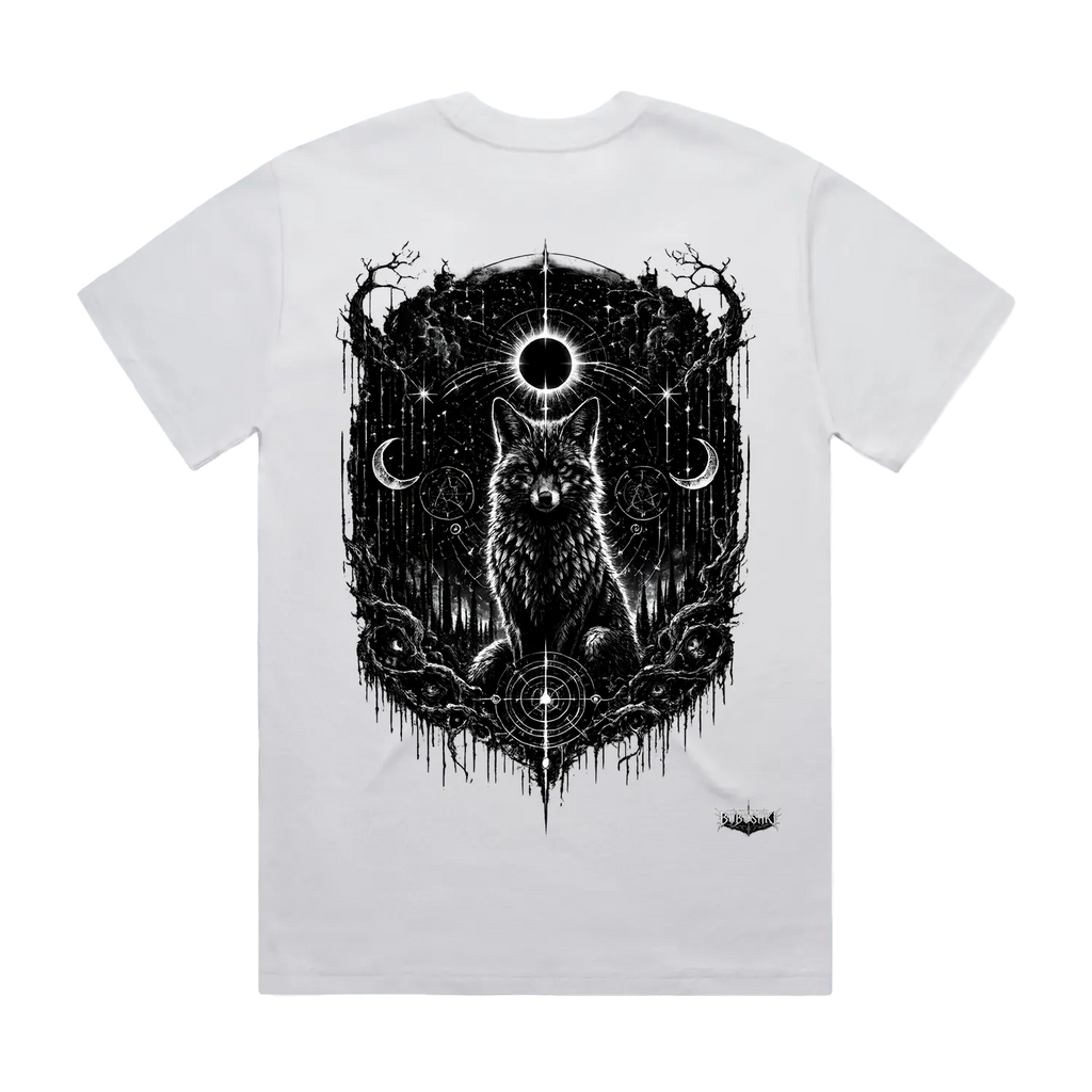 White back flat lay