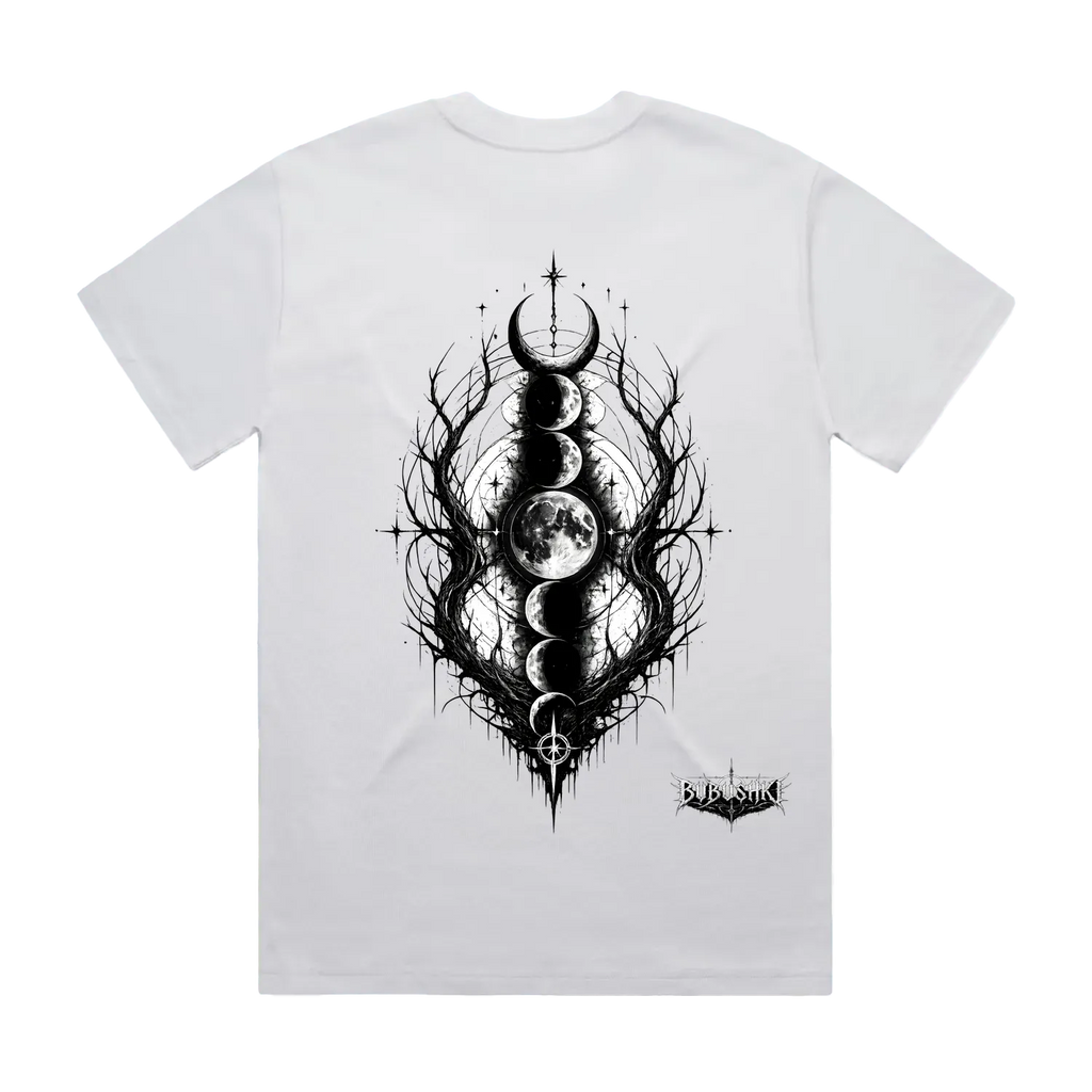 White back flat lay