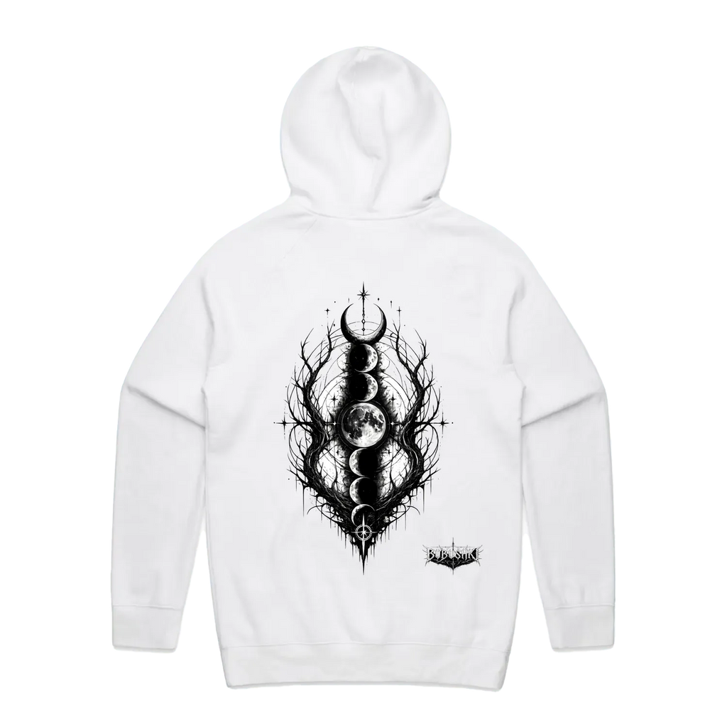 White back flat lay