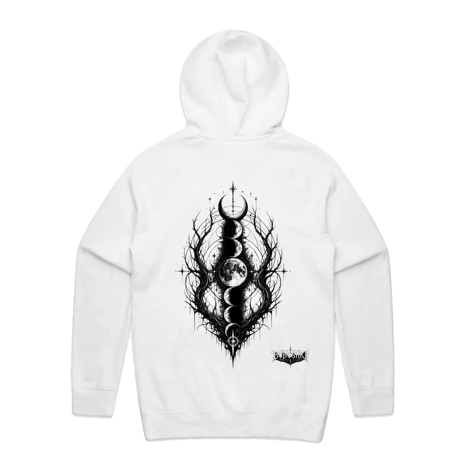 White back flat lay
