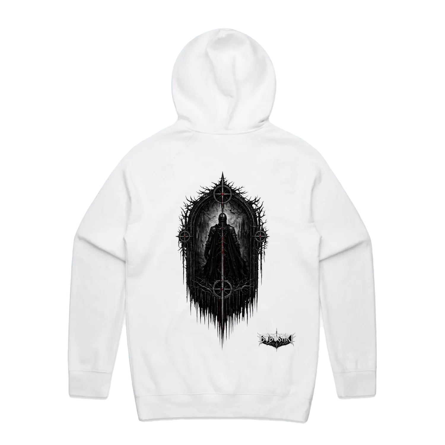 White back flat lay
