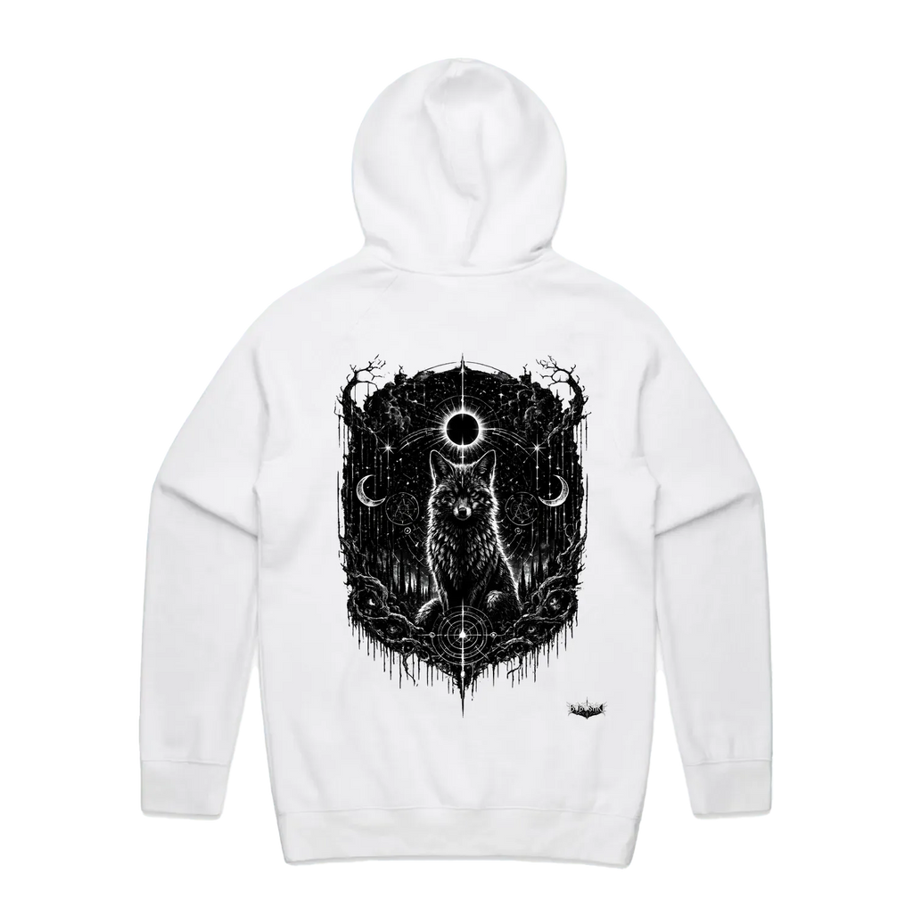 White back flat lay