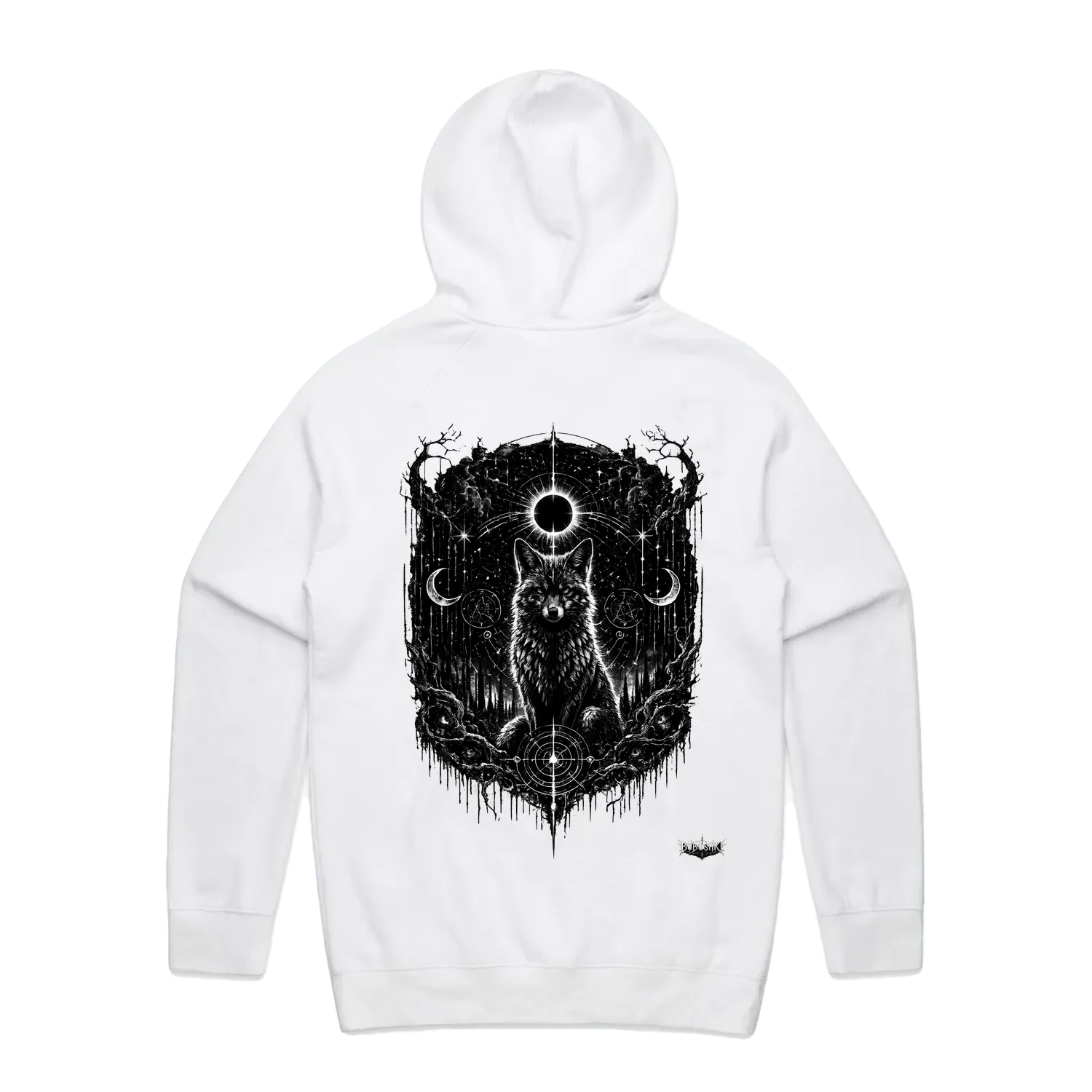 White back flat lay