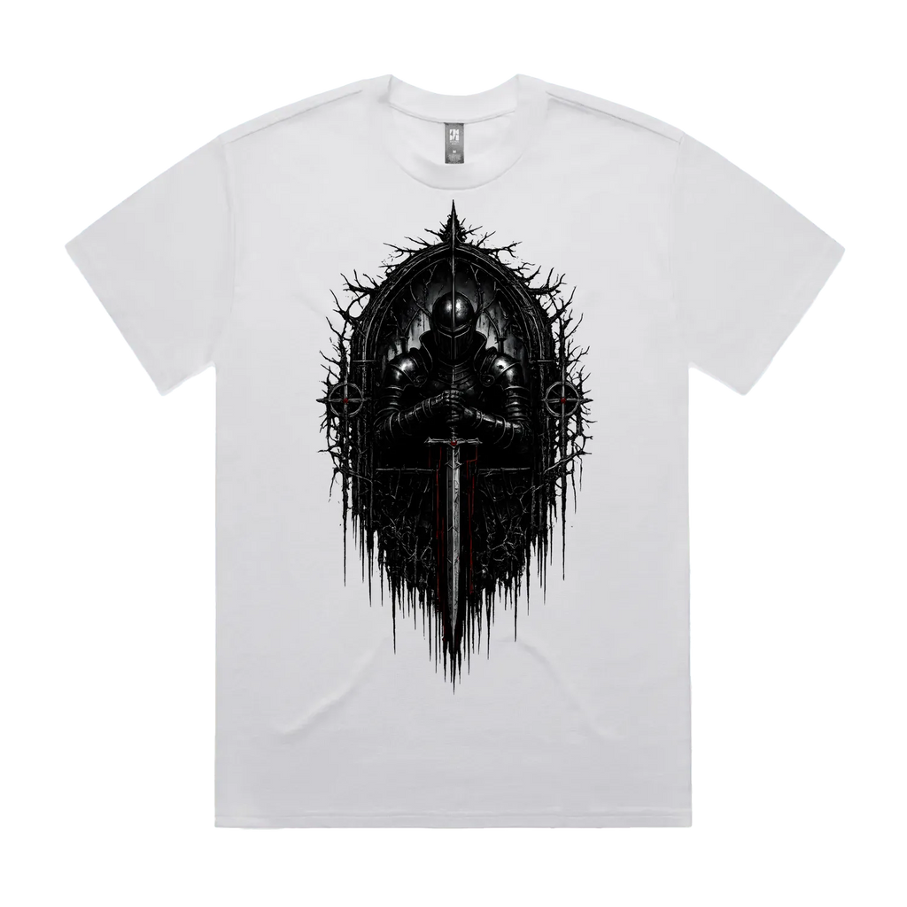 White front flat lay